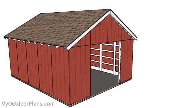 THE COSY POLE BARN PLANS