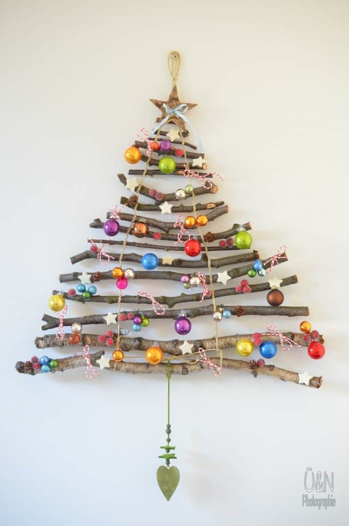 stick christmas tree