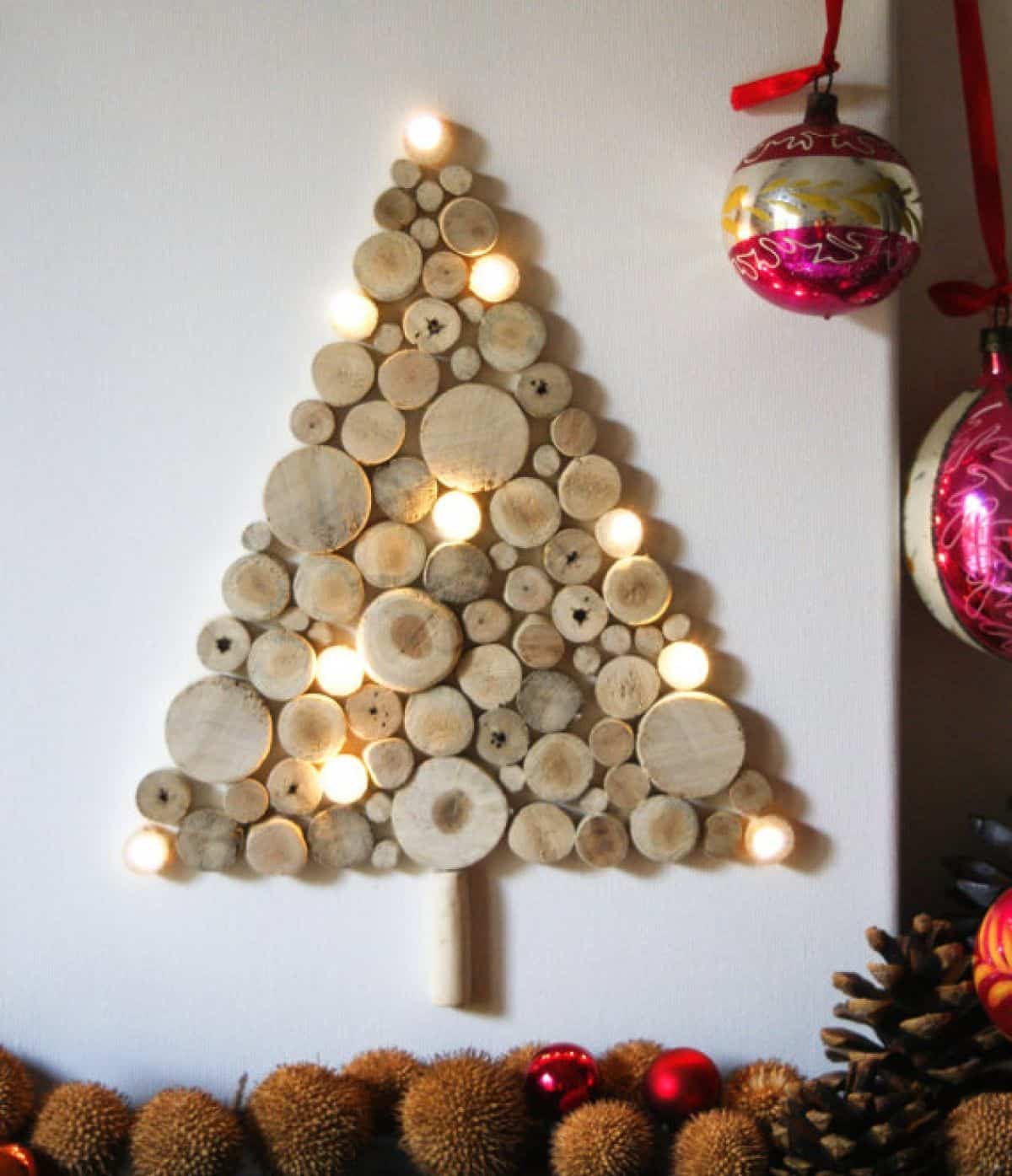 wall christmas tree ideas homes and hues