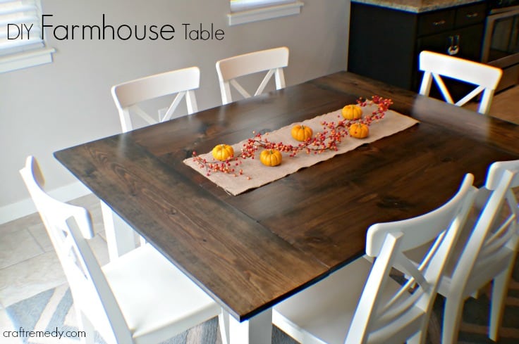 THE SIMPLE WHITE FARMHOUSE TABLE