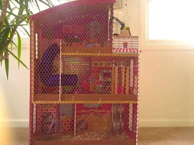 GUINEA PIG HAMSTER CAGE MANSION