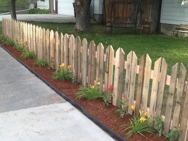 ANOTHER PICKET FENCE WITH PALLETS