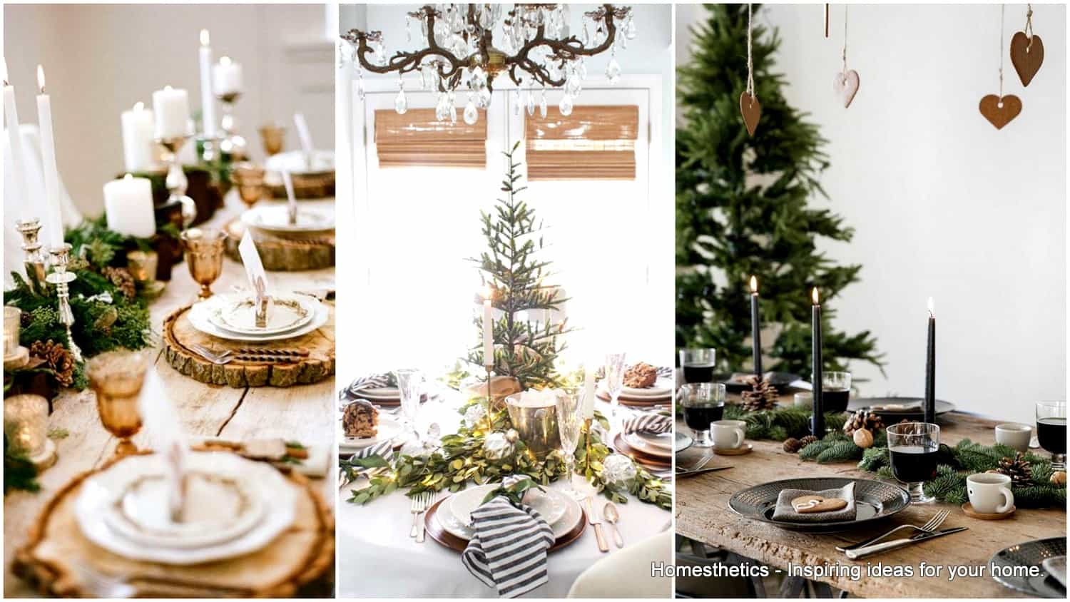 20 Wonderful Christmas Dinner Table Settings For Merry Holidays