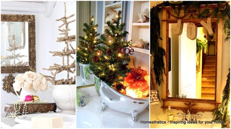21 Awesomely Unexpected Christmas Bathroom Decorations To Realize