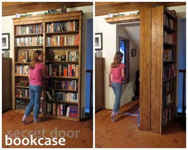 THE SECRET DOOR BOOKCASE