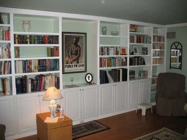 BUILT-IN BOOK CASES