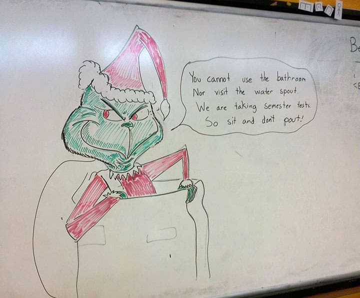 funny whiteboard drawings