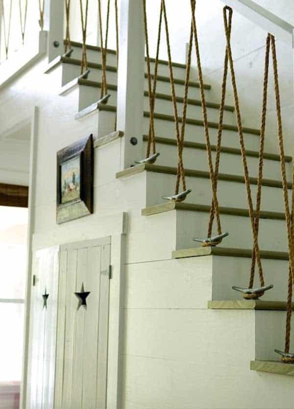 34 Amazing DIY Tips to Decorate Your Home Using Rope 27