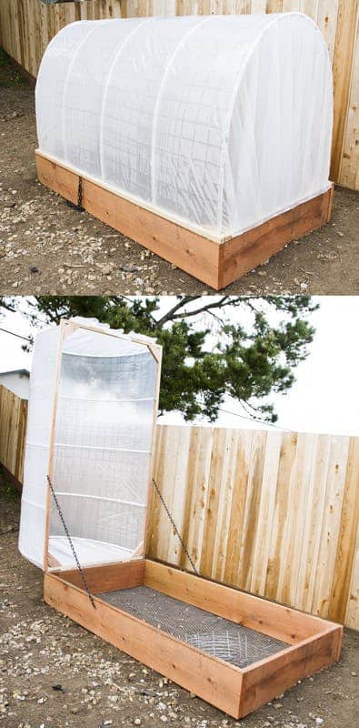 LEARN HOW TO BUILD THIS UNIQUE DIY GREENHOUSE WITH A REMOVABLE TOP