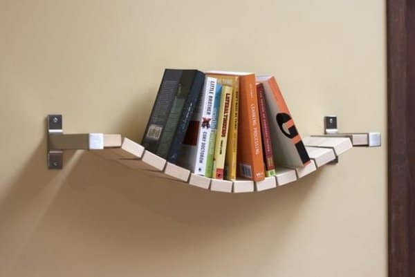 51. ROPE BRIDGE BOOKSHELF