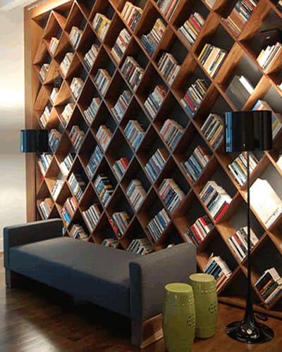 THE DIAGONAL BOOKCASE