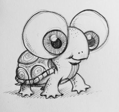 17. DRAW AN ADORABLE TURTLE