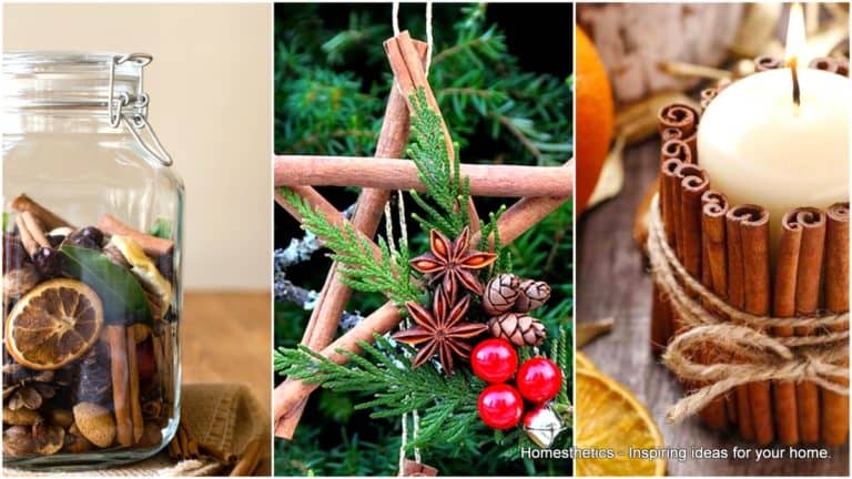 DIY Orange Cinnamon Sticks Christmas Decorations for a Jolly Home