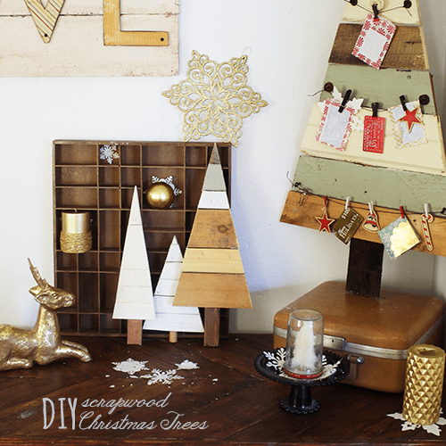 DIY Wood Scrap Christmas Tree Tutorial Recovered