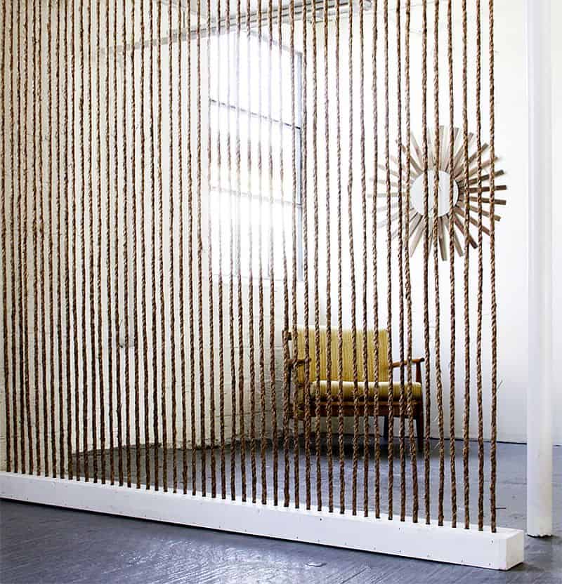 Gorgeous and unique DIY room divider