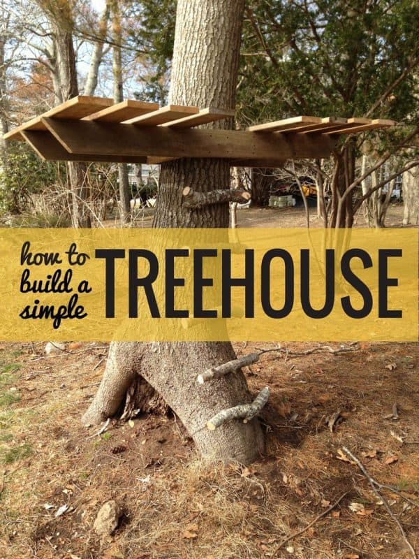 ANOTHER SIMPLE TREE HOUSE plan