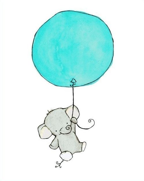10. ELEPHANT FLYING UP ON A BALLOON 