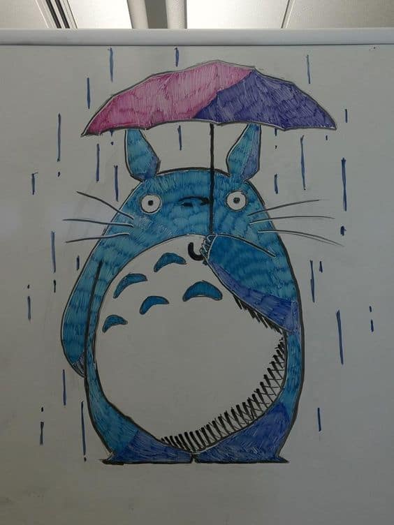 Totoro With Umbrella