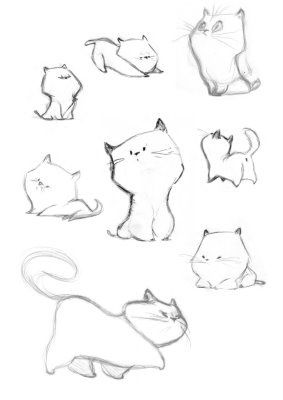 97. EPIC POSES FOR A CARTOON KITTEN