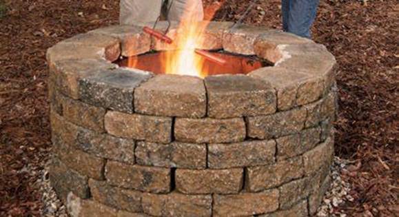 THE EASY BUILD FIRE PIT
