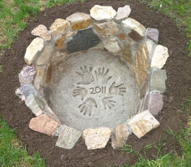 THE HANDPRINT FIRE PIT