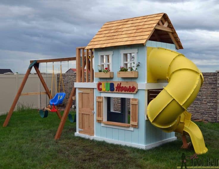 DIY CLUBHOUSE PLAY SET