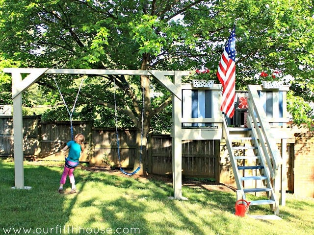 THE SWING SET PLAYHOUSE