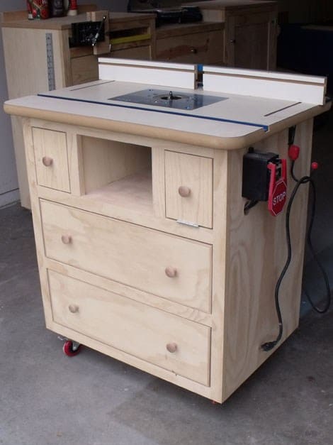 PATRICK’S ROUTER TABLE plan