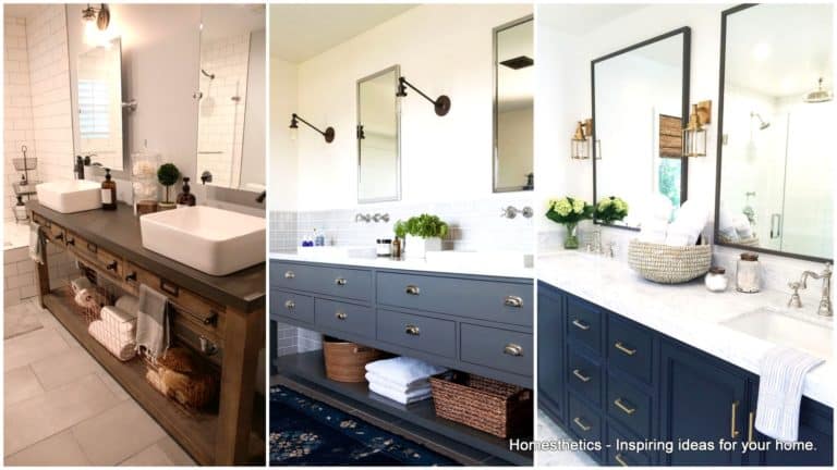 19 Double Vanity Bathrooms That Will Make Your Lives Easier