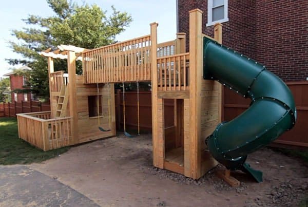THE DREAM OUTDOOR WOOD PLAYSET