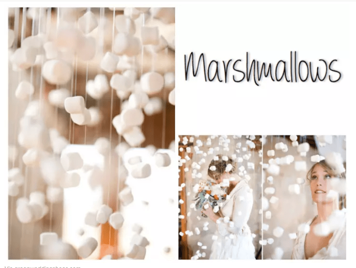 ONE WORD  MARSHMALLOWS Backdrop