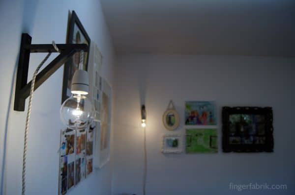 SIMPLE WALL CABLE LAMP