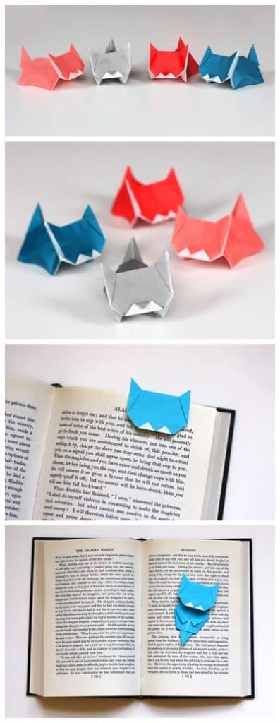 ORIGAMI KITTEN BOOKMARK