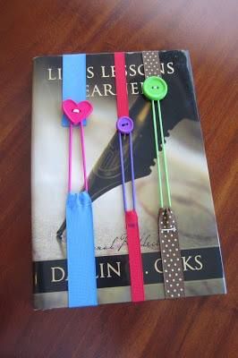 RIBBON AND HAIR TIE BOOKMARKS
