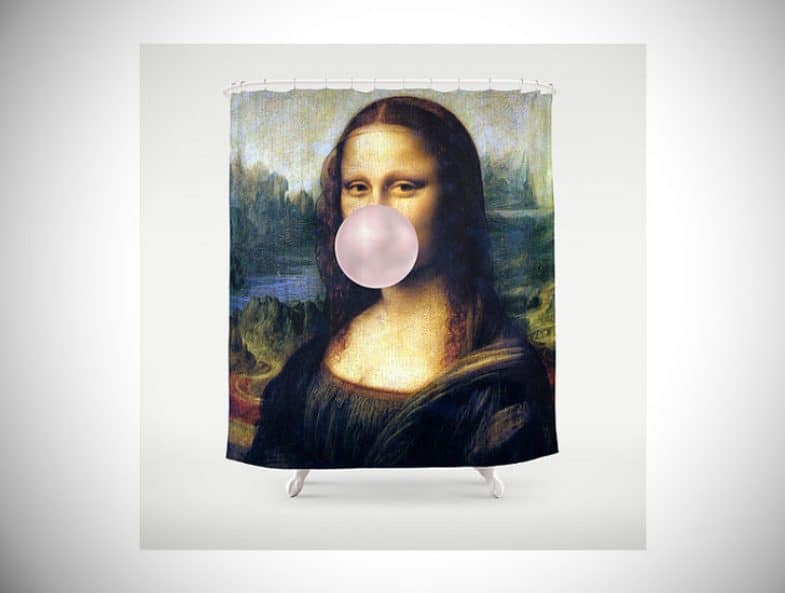 MONA LISA CHEWING GUM - SHOWER CURTAINS