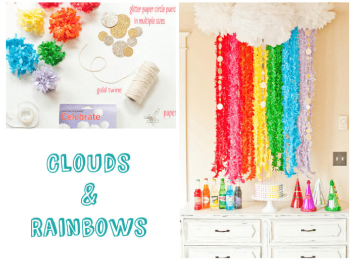 CLOUDS AND RAINBOWS Photo Booth