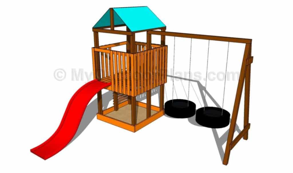 THE TIRE SWING PLAYSET