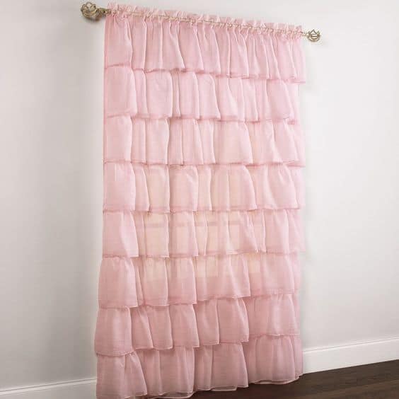 LIGHT PINK SHOWER CURTAIN