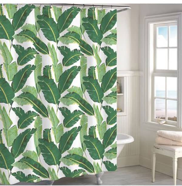 PALM LEAVES SHOWER CURTAIN