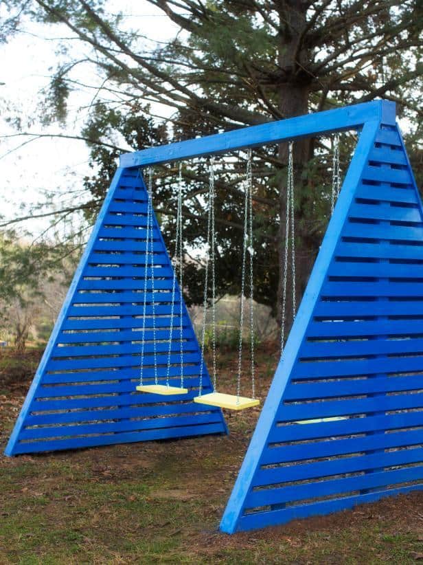 THE MODERN A-FRAME SWING SET