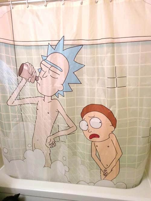 FAVORITE TV SHOW BASED SHOWER CURTAIN