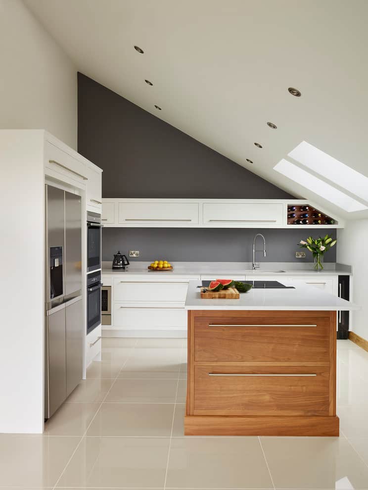 Attic Contemporary Kitchen Design