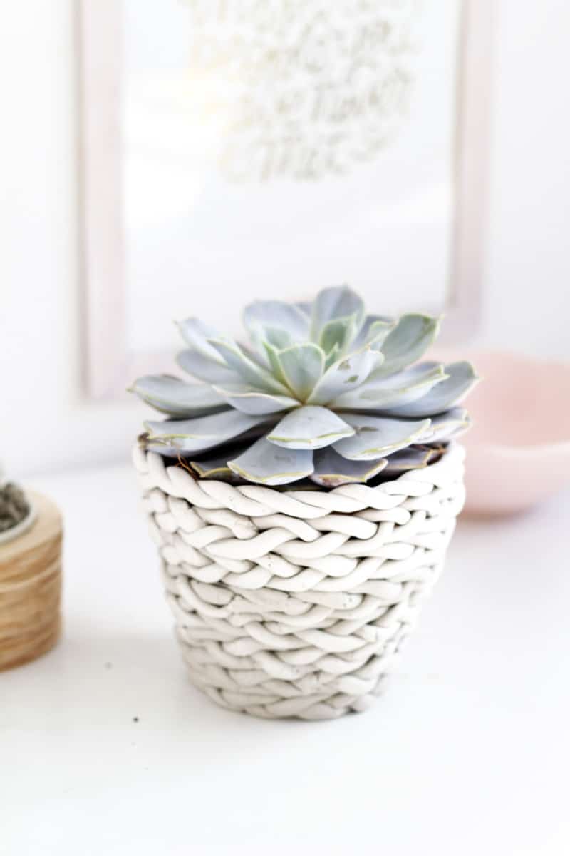 Plaited Planter Fall For DIY 11