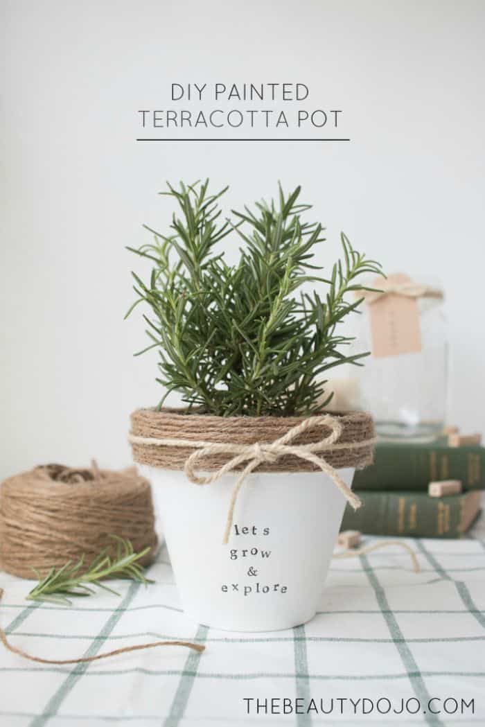 ideas to decorate terracotta plant pots2