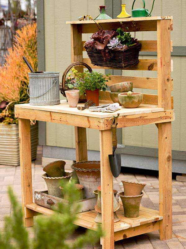 outdoor pallet furniture woohome 5