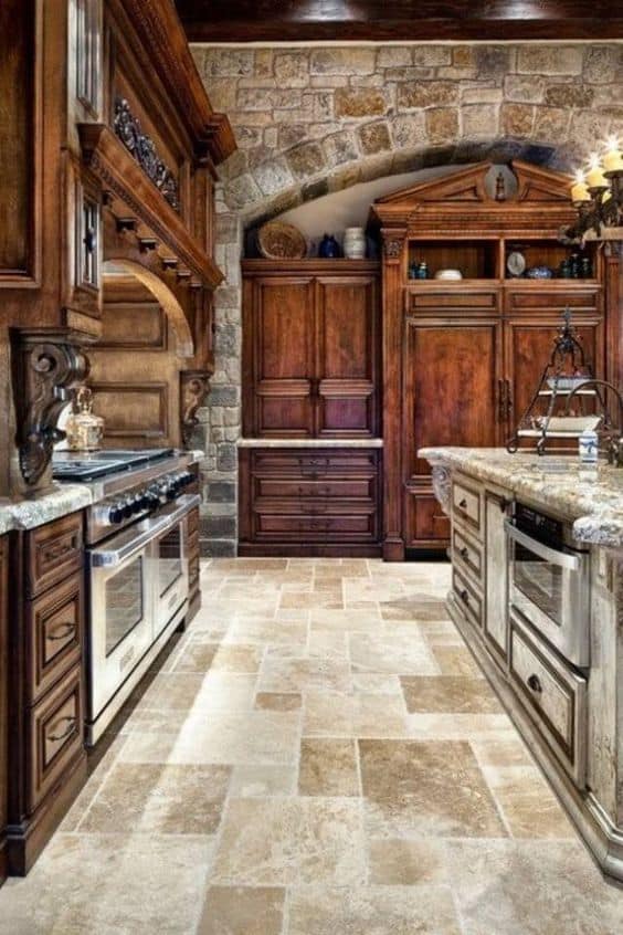 NATURAL MATERIALS french country kitchen