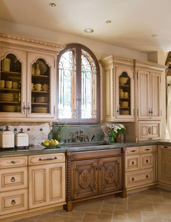 29 Ways To Materialize An Awe Inspiring French Country Kitchen   Pinterest 15 