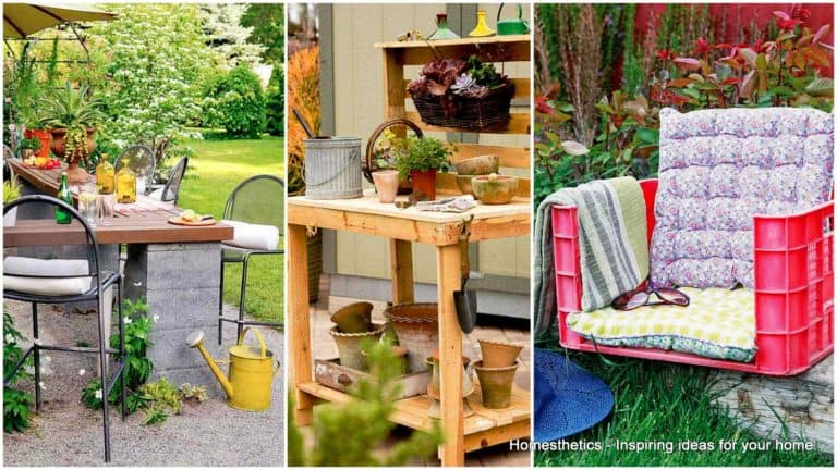 20 Remarkable DIY Outdoor Furniture On A Budget