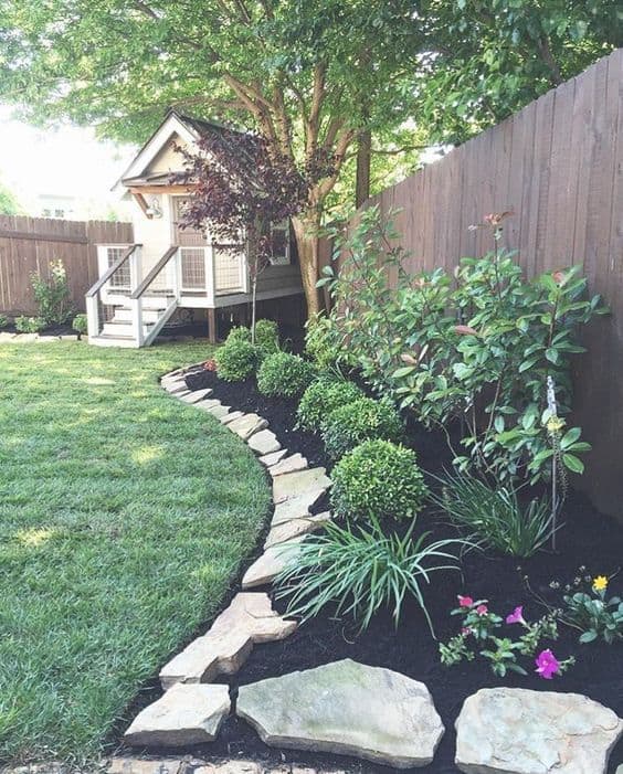 39. Use Flat Stone on a Sloped Raised Bed