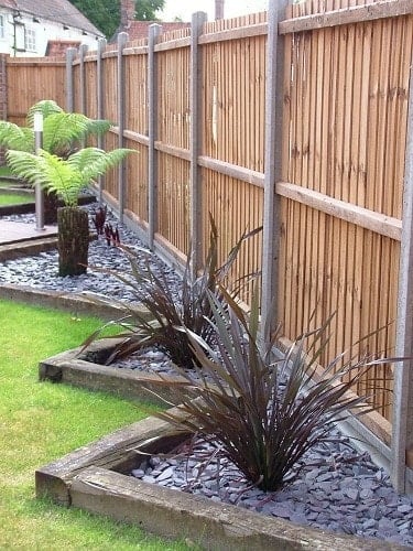 21. Use Railway Ties to Shape Garden Edges